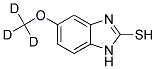 5-Methoxy-2-benzimidazolethiol-d3 Structure