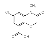 6-氯-4-甲基-3-氧代-3,4-二氢-2H-1,4-苯并噁嗪-8-羧酸图片