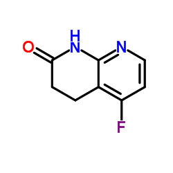5-氟-1,2,3,4-四氢-1,8-萘啶-2-酮结构式