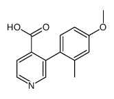 3-(4-methoxy-2-methylphenyl)pyridine-4-carboxylic acid Structure