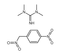 1,1,3,3-tetramethylguanidine compound with 1-nitro-4-(nitromethyl)benzene (1:1) Structure