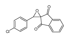 3'-(4-chlorophenyl)spiro[indene-2,2'-oxirane]-1,3-dione Structure