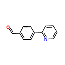 4-(2-吡啶基)-苯甲醛结构式