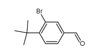 3-bromo-4-tert-butylbenzaldehyde结构式