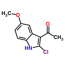 1-(2-Chloro-5-methoxy-1H-indol-3-yl)-ethanone structure