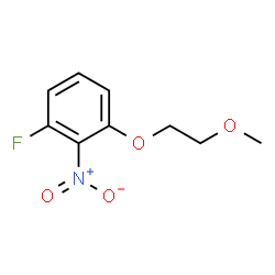 1-氟-3-(2-甲氧基乙氧基)-2-硝基苯结构式