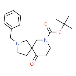 2-苄基-10-氧代-2,7-二氮杂螺[4.5]癸烷-7-羧酸叔丁酯结构式