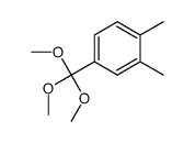 1,2-dimethyl-4-(trimethoxymethyl)benzene结构式