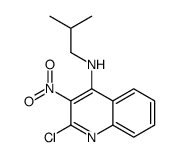 2-氯-N-(2-甲基丙基)-3-硝基喹啉-4-胺结构式