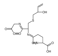 S-(2-hydroxy-3-buten-1-yl)glutathione结构式