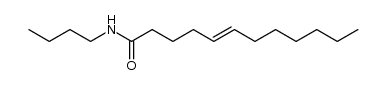 trans-dodecene-5-carboxylic acid N-butylamide结构式