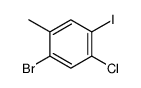 1-bromo-5-chloro-4-iodo-2-methylbenzene Structure