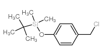 4-(叔丁基二甲基甲硅烷基氧基)苄氯结构式
