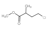 4-氯-2-甲基丁酸甲酯结构式