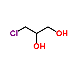 3-Chloro-1,2-(13C3)propanediol Structure