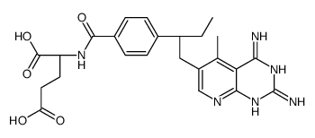 10-ethyl-5-methyl-5,10-dideazaaminopterin Structure