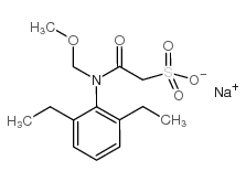 甲草胺-乙基磺酸钠盐 钠盐结构式