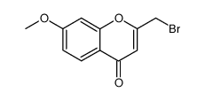 2-(bromomethyl)-7-methoxy-4H-chromen-4-one Structure