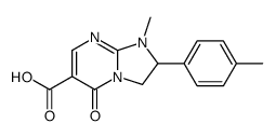 1-methyl-2-(4-methylphenyl)-5-oxo-2,3-dihydroimidazo[1,2-a]pyrimidine-6-carboxylic acid结构式