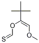 (Z)-1-Methoxy-2-thioMethoxy-3,3-diMethylbutene Structure