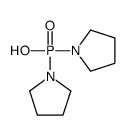dipyrrolidin-1-ylphosphinic acid结构式