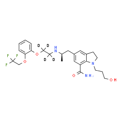 西洛多辛-D4结构式