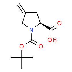 4-Methylene-1-Boc-D-proline Structure