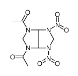 1-(3-acetyl-4,6-dinitro-2,3a,5,6a-tetrahydroimidazo[4,5-d]imidazol-1-yl)ethanone Structure