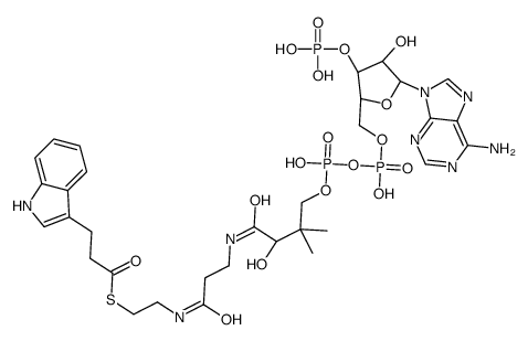 3-indolepropionyl-coenzyme A结构式
