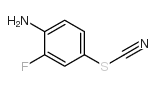 4-AMINO-3-FLUOROPHENYL THIOCYANATE Structure