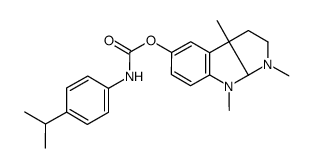 [(3aR,8bS)-3,4,8b-trimethyl-2,3a-dihydro-1H-pyrrolo[2,3-b]indol-7-yl] N-(4-propan-2-ylphenyl)carbamate结构式