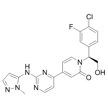 ERK抑制剂结构式