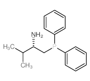 (S)-1-(DIPHENYLPHOSPHINO)-3-METHYLBUTAN-2-AMINE Structure