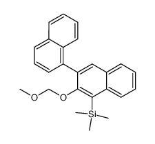 2-(methoxymethoxy)-3-(1-naphthyl)-1-(trimethylsilyl)naphthalene结构式