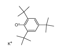 potassium 2,4,6-tri(tert-butyl)phenolate结构式