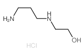 Ethanol,2-[(3-aminopropyl)amino]-, hydrochloride (1:2) Structure