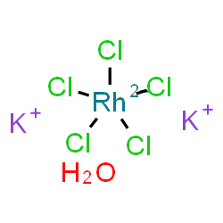 dipotassium aquapentachlororhodate structure