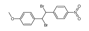 (α,α'-dibromo-4'-nitro-bibenzyl-4-yl)-methyl ether Structure