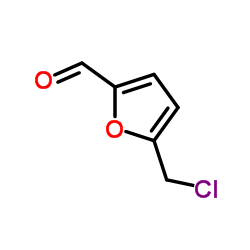5-氯甲基呋喃-2-甲醛结构式
