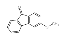 9H-Fluoren-9-one,3-(methylthio)- Structure