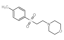 Morpholine,4-[2-[(4-methylphenyl)sulfonyl]ethyl]-结构式