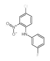 Benzenamine,4-chloro-N-(3-fluorophenyl)-2-nitro- structure