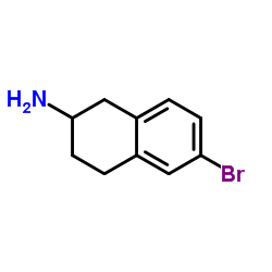 6-Bromo-1,2,3,4-tetrahydronaphthalen-2-amine Structure
