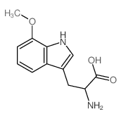 Tryptophan, 7-methoxy- Structure