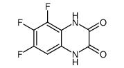 5,6,7-trifluoro-1,4-dihydroquinoxaline-2,3-dione Structure