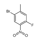 1-Bromo-4-fluoro-2-methyl-5-nitrobenzene Structure