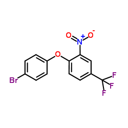 1-(4-Bromophenoxy)-2-nitro-4-(trifluoromethyl)benzene Structure