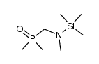 dimethyl((methyl(trimethylsilyl)amino)methyl)phosphine oxide Structure