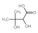 Butanoic acid,2,3-dihydroxy-3-methyl-结构式