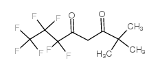 2,2-dimethyl-6,6,7,7,8,8,8-heptafluoro-3,5-octanedione Structure